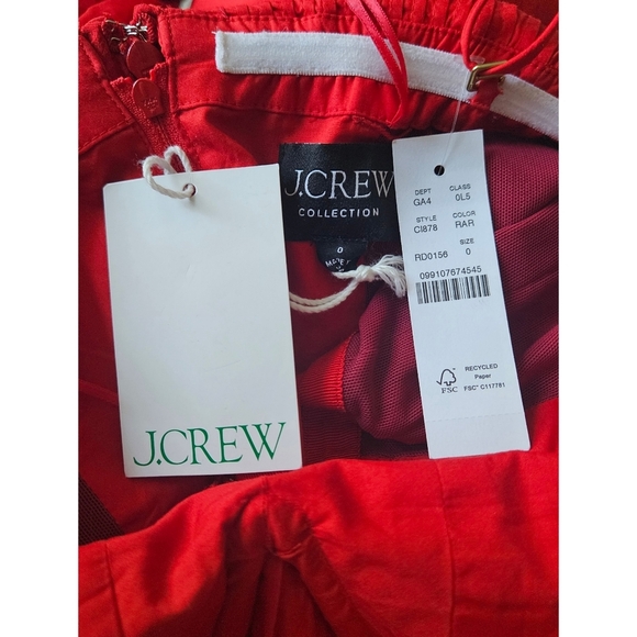 J.Crew Collection Strapless Notched Maxi Dress - Picture 7 of 9